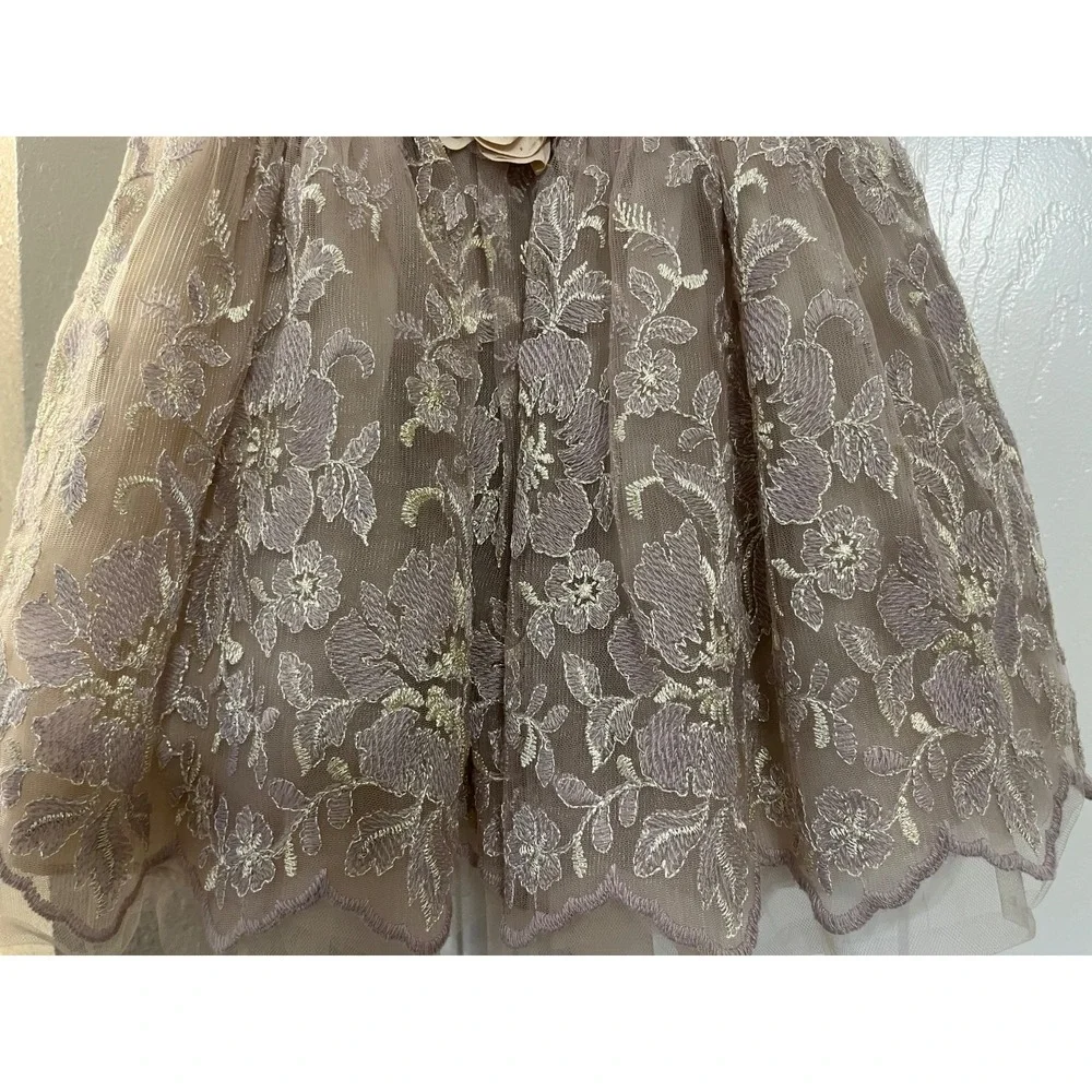 Bonnie Jean beige dress for little girl size 3T /‎ formal dress